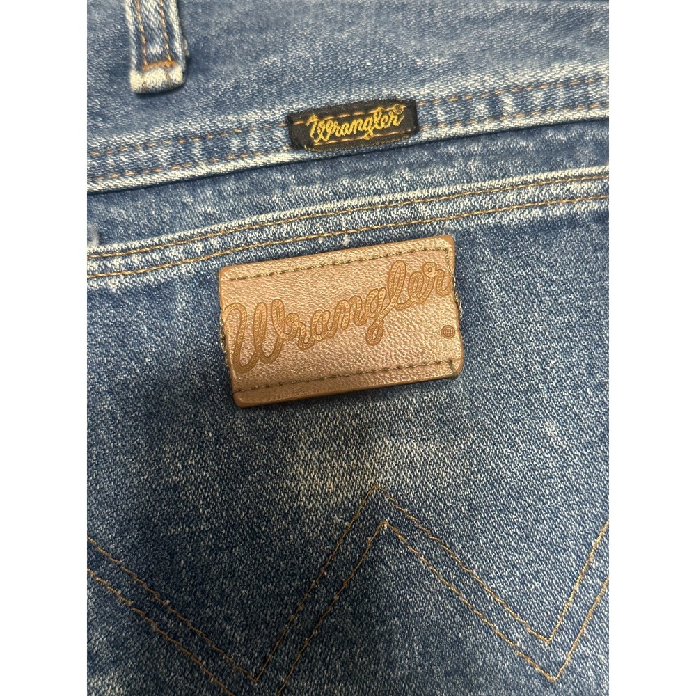 Vintage 90's Wrangler Jeans Men 48x32 Style 13MWZXS Cowboy Western Made in‎ USA - Picture 6 of 8